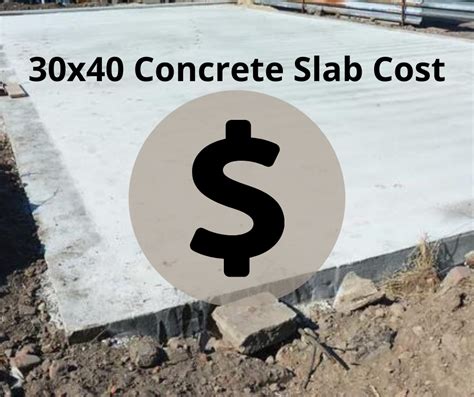 30x40 concrete building cost